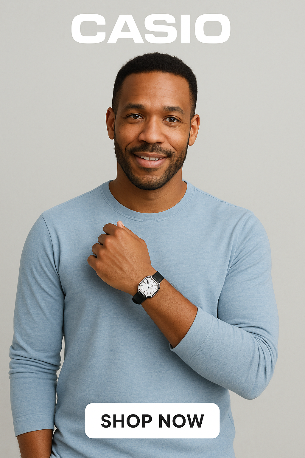 Casio RetroSquare™ – Élégance Vintage & Style Inox