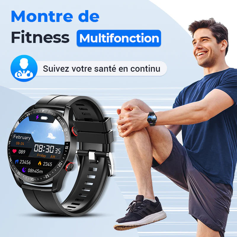 Smart Watch HIE-Q GT3 – Santé, Sport & Appels Bluetooth