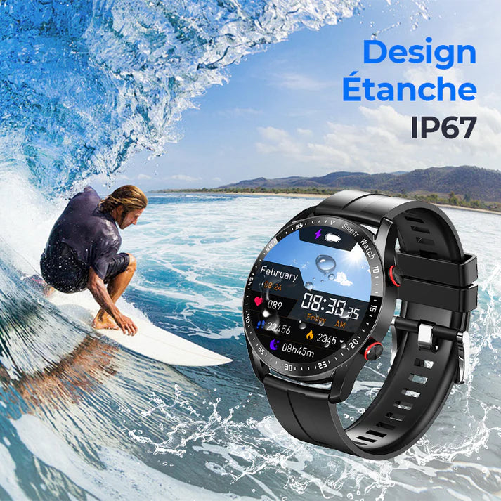 Smart Watch HIE-Q GT3 – Santé, Sport & Appels Bluetooth