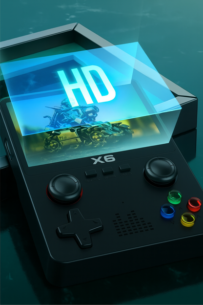 RetroX6 – Console Rétro Portable 20 000 Jeux, Écran HD 3,5", 2 Joueurs & Mode TV 🎮🔥