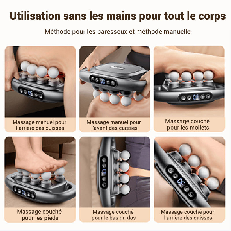 💥 MassageGun Pro™ – Pack 16 Têtes + 8 Disques | Détente & Récupération Musculaire