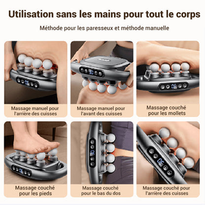 💥 MassageGun Pro™ – Pack 16 Têtes + 8 Disques | Détente & Récupération Musculaire