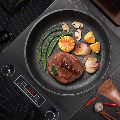 🔥Table de cuisson à Induction Concave de 3500W avec 10 niveaux de température🫕