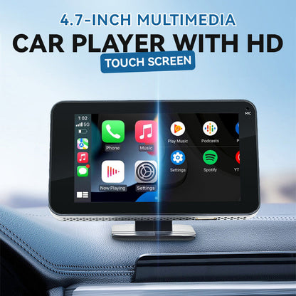 🎶 CarPlay 4.7™ – Lecteur Multimédia Auto HD avec Écran Tactile & Bluetooth