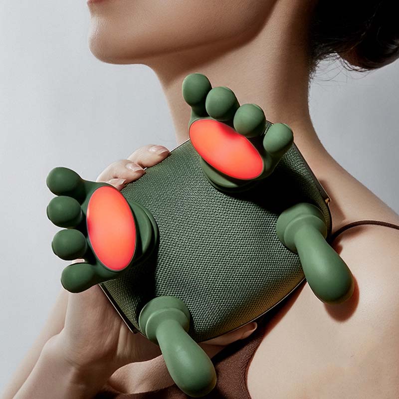 💆‍♂️ Oreiller Masseur Cervical™ – Détendez Votre Cou, Soulagez la Tension Instantanément